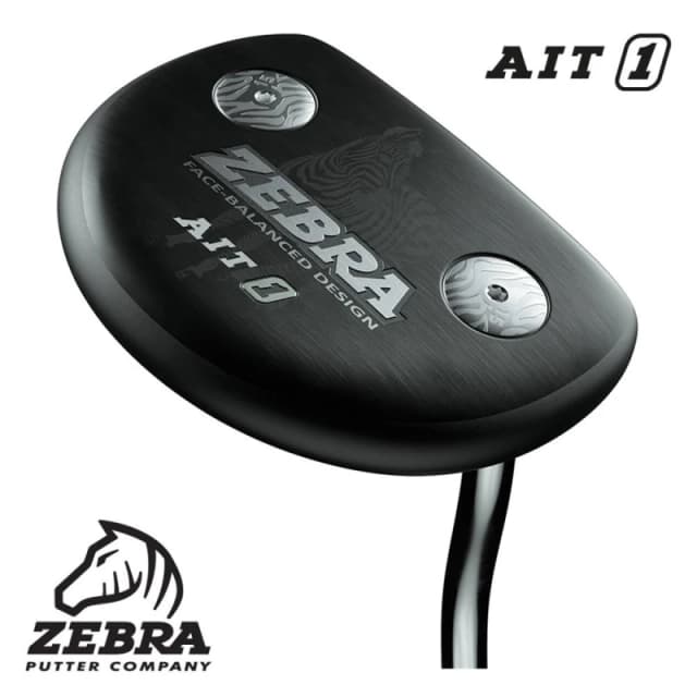 Zebra AIT1 Left Handed Putter Black unisex 34in