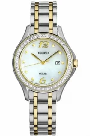 Ladies Seiko Dress Solar Powered Watch SUT312P9