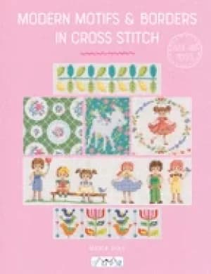 modern motifs and borders in cross stitch