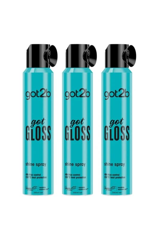 got2b 'Hair Spray' Finish for Glossy And Glass-like Hair, 3 pack Blue female