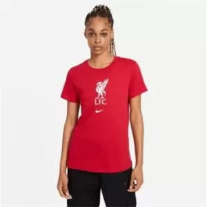 Nike Liverpool FC Crest T-Shirt Womens - Red