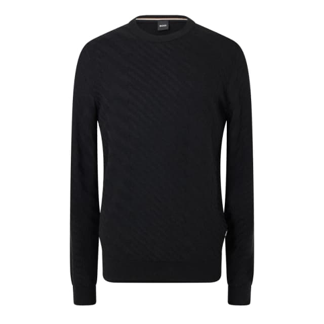 Boss Mens Knitted Top Black male S