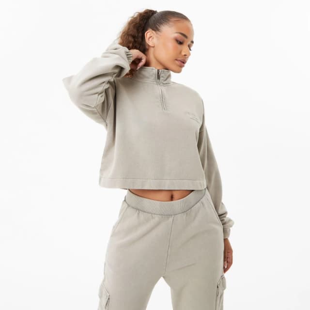 Everlast Crop Zip Up Womens - Neutral Neutral 8