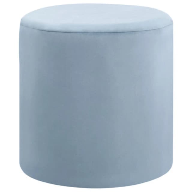 Beliani Pouffe Lovett Velvet Light Blue