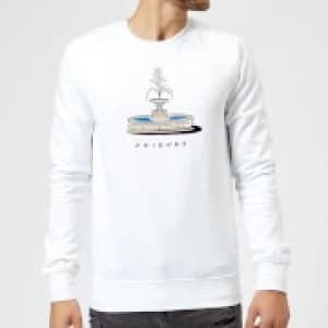 Friends Fountain Sweatshirt - White - L