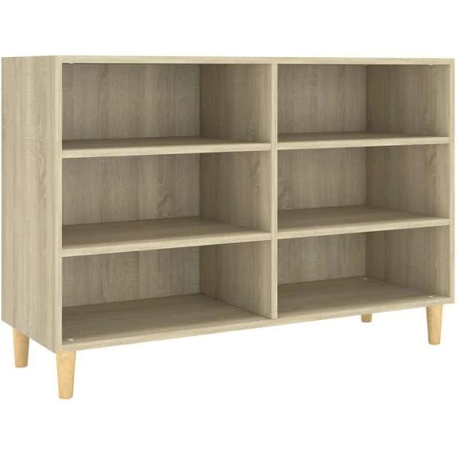 VIDAXL Sideboard Sonoma Oak 103.5x35x70cm Engineered Wood Vidaxl 8720286358436