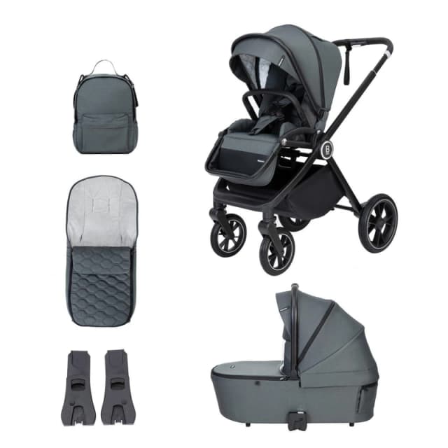 Babymore Kai Pram Pushchair - Forest Grey Forest Grey unisex 60x84x103
