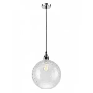 Globe Pendant Ceiling Lights Transparent, 1x E27