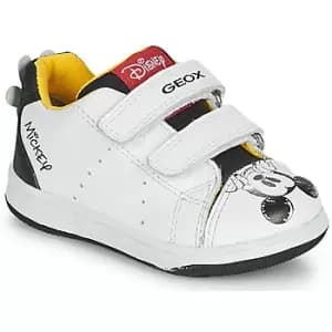 Geox NEW FLICK boys's Childrens Shoes Trainers in White toddler,4.5 toddler,5.5 toddler,6 toddler