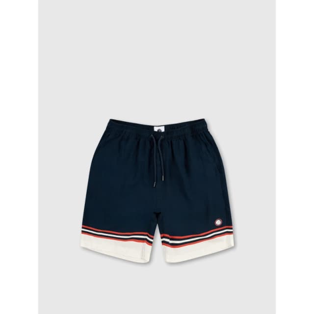 Pretty Green Mens Valencia Fleece Jogger Shorts Navy male Small