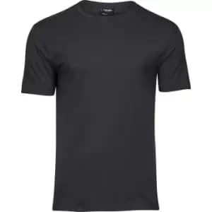Tee Jays Mens Luxury Cotton T-Shirt (L) (Dark Grey)