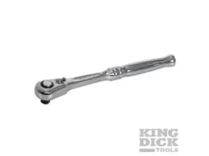 King Dick RPC3816 3/8" SD 60 Teeth Full Chrome Reversible Ratchet