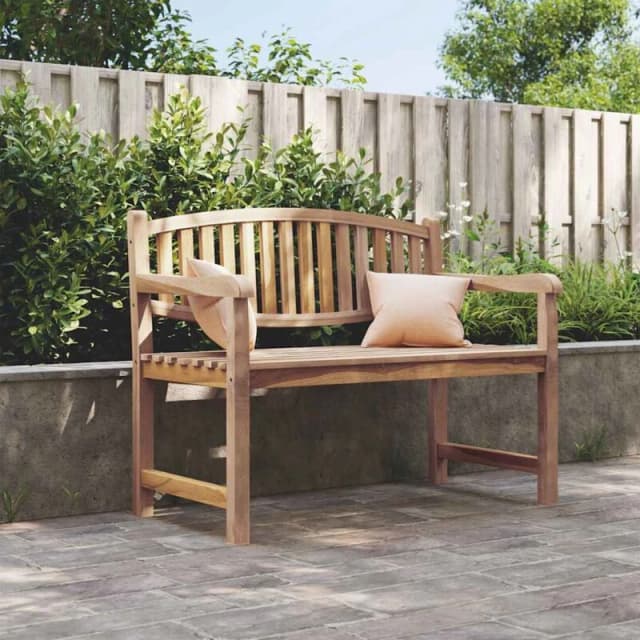 VIDAXL Garden Bench 114x59x87cm Solid Teak Wood Vidaxl 8720845824709