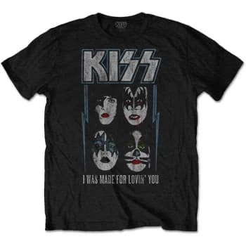 KISS - Made For Lovin' You Unisex Small T-Shirt - Black