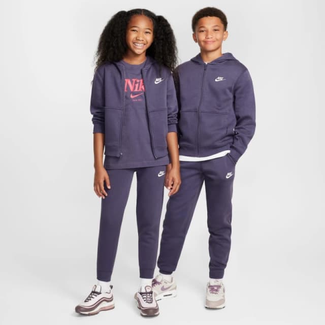 Nike Fleece Tracksuit Junior Boys Dark Raisin male 7-8 Yrs