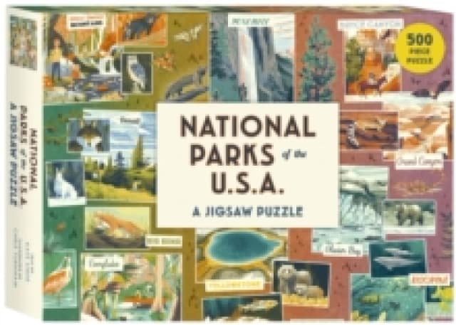 National Parks of the USA Jigsaw Puzzle. Hardback. By Kate Siber Books
