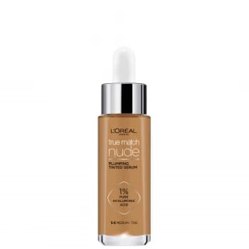 L'Oral Paris True Match Nude Plumping Tinted Serum (Various Shades) - 5-6 Medium Tan