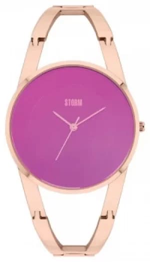 STORM Odesa Rose Gold Plated Purple Dial 47381/P Watch