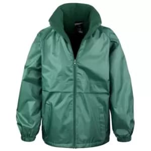 Result Childrens/Kids Core Youth DWL Jacket (13-14) (Bottle Green)