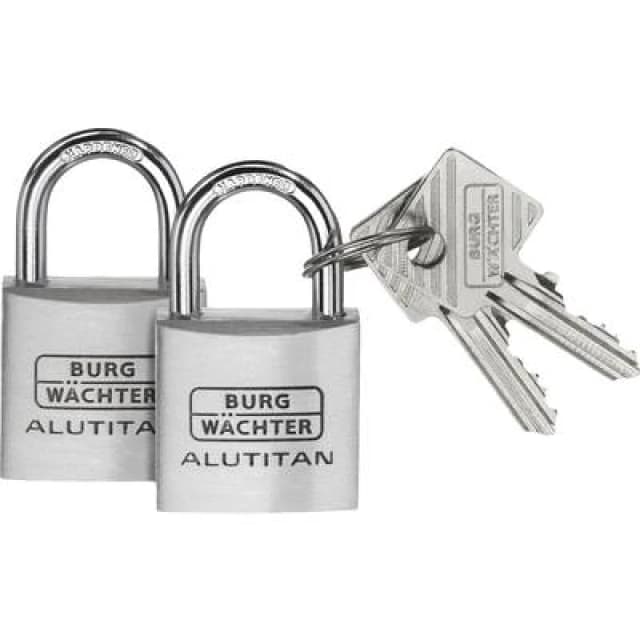 Burg Waechter Burg Waechter 36161 Padlock 40.00 mm keyed-alike Aluminium Key 36161
