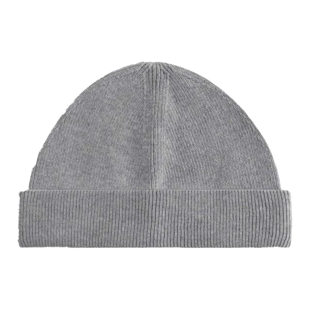 Beechfield Mens Cotton Beanie in Grey Grey Male One Size