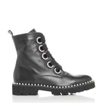 Dune London Dune Purla Pearl Boots - Black - 484