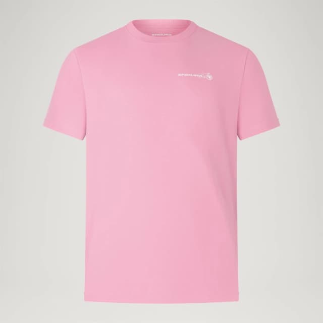 Endura Mens Graphic Lifestyle T-Shirt Pink Thift male M