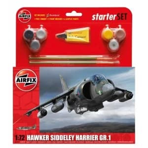 Hawker Harrier GR.1 1:72 Air Fix Medium Starter Set