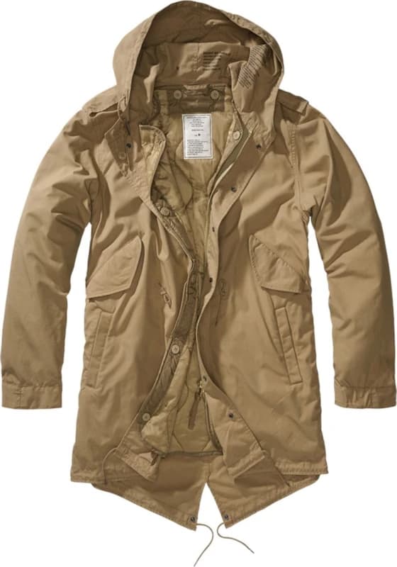 Brandit M51 US Parka Jacket, brown, Size S