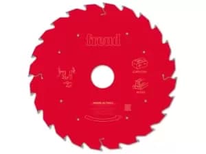 Freud F03FS10058 190mm x 30mm x 24T Cordless Optimised Wood Circular Saw Blade