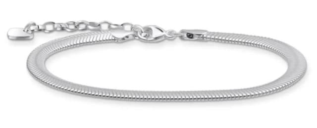 THOMAS SABO Silver Flat Snake Chain Bracelet