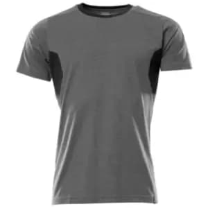 Ladies T-Shirt - Dark Anthracite/Black - Large