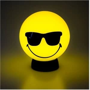 Gingersnap Cool Smiley Lamp