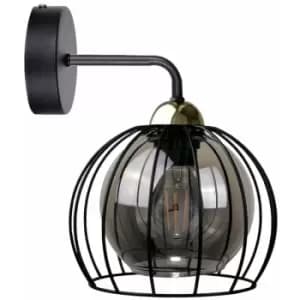 Keter Solo Wall Lamp Black, 25cm, 1x E27