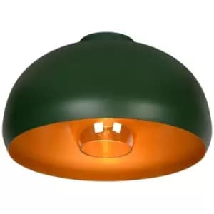 Lucide SHARAN - Flush Ceiling Light - Ø38cm - 1xE27 - Green