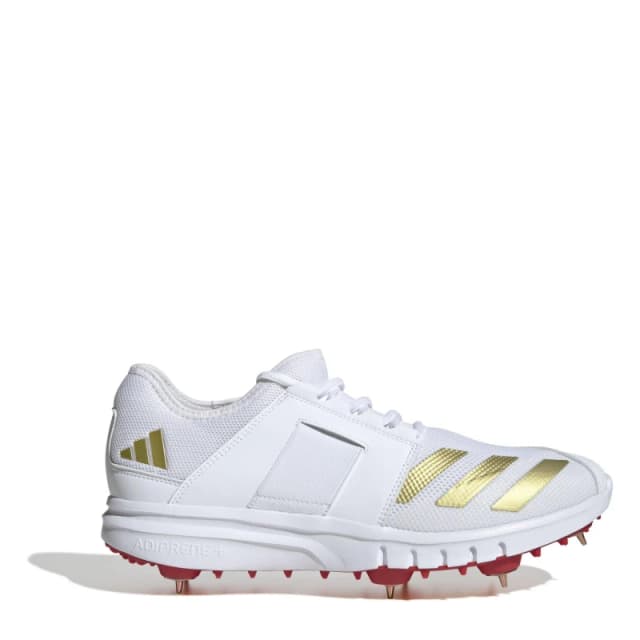 adidas Mens Howzat Cricket Spike White/Red male 6 (39.3)