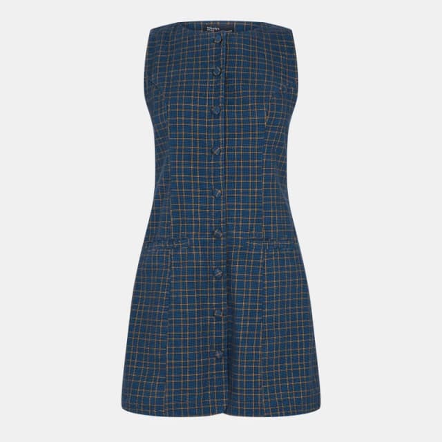 Nobodys Child Womens Ned Mini Dress Blue female 12 (M)