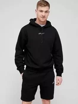 HUGO Dalegre Overhead Hoodie - Black Size M Men