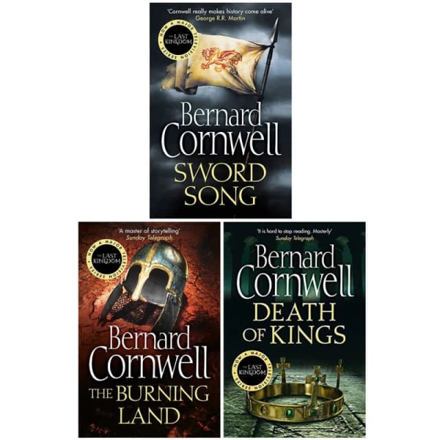 The Last Kingdom Saxon Tales Series 4-6 Books Collection Set By Bernard Cornwell Bernard Cornwell Books