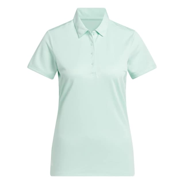 adidas Short Sleeve Performance Polo Shirt Womens Mint female 10 (S)