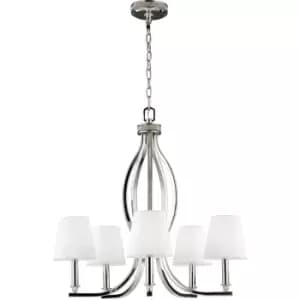 02-elstead - Chandelier Pave Nickel poli 63,5 Cm