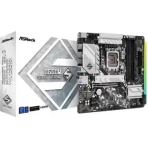 Asrock B660M STEEL LEGEND Intel LGA1700 DDR4 Micro ATX Motherboard