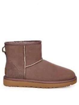 UGG Classic Mini II Ankle Boot - Mole , Mole, Size 6, Women