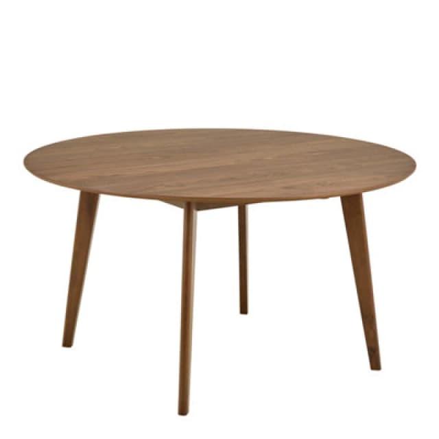 Furniture To Go Roxby Round Dining Table In Walnut 140X76Cm