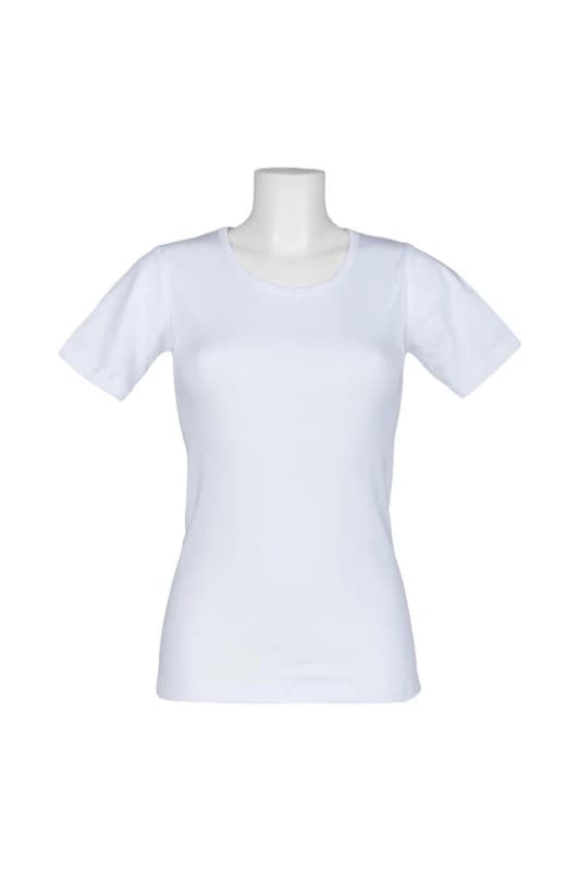 SOCKSHOP Heat Holders Womens 1 Pack 0.45 Tog Short Sleeve Vest in White Size: Medium White Female M