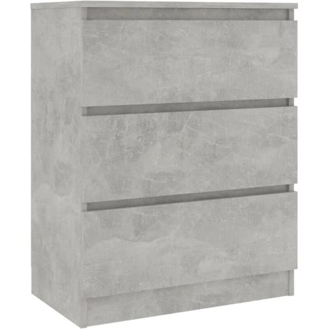 VIDAXL Sideboard Concrete Grey 60x35x76cm Engineered Wood Vidaxl 8719883914480