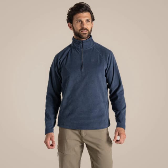 Craghoppers Craghoppers Men 'Corey VI' Half-Zip Fleece in Mid Navy Size: 4X-Large Mid Navy 4XL Male 5054904710546