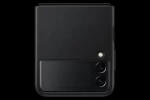 Samsung Galaxy Z Flip3 5G Leather Cover in Black (EF-VF711LBEGWW)