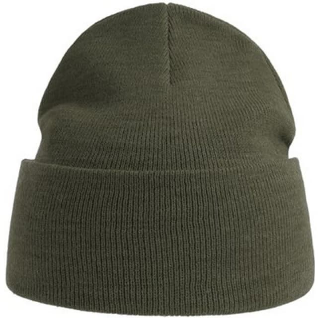 Atlantis Atlantis Men Pure Beanie in Olive Olive One Size Male 5063107615152