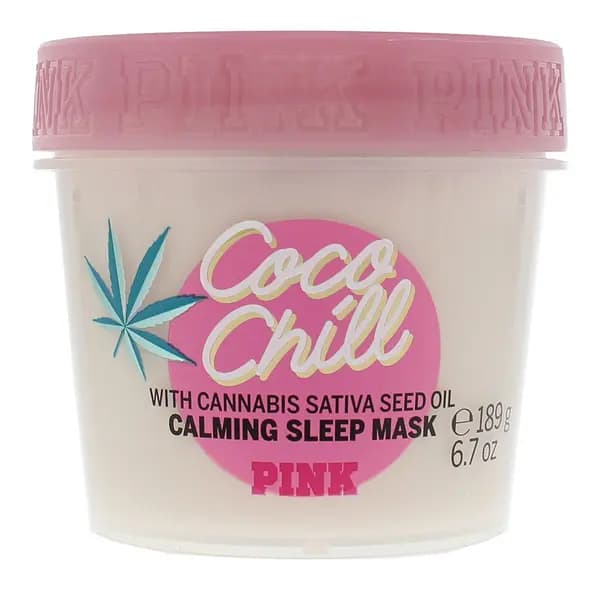 Victoria's Secret Pink Coco Chill With Cannabis Sativa Seed Oil Calming Sleep Mask 189g